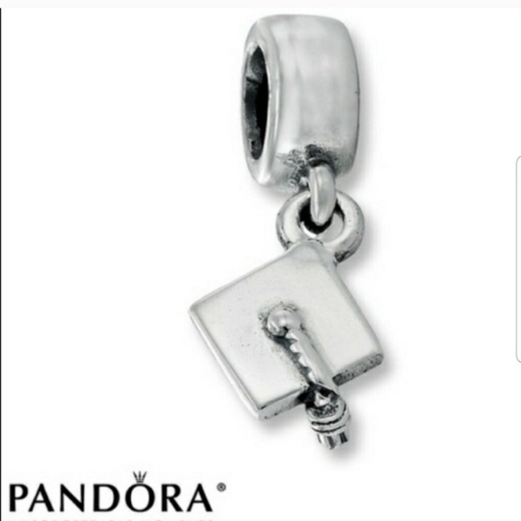 Pandora Graduation Mortar Board Charm retired - Picture 1 of 6